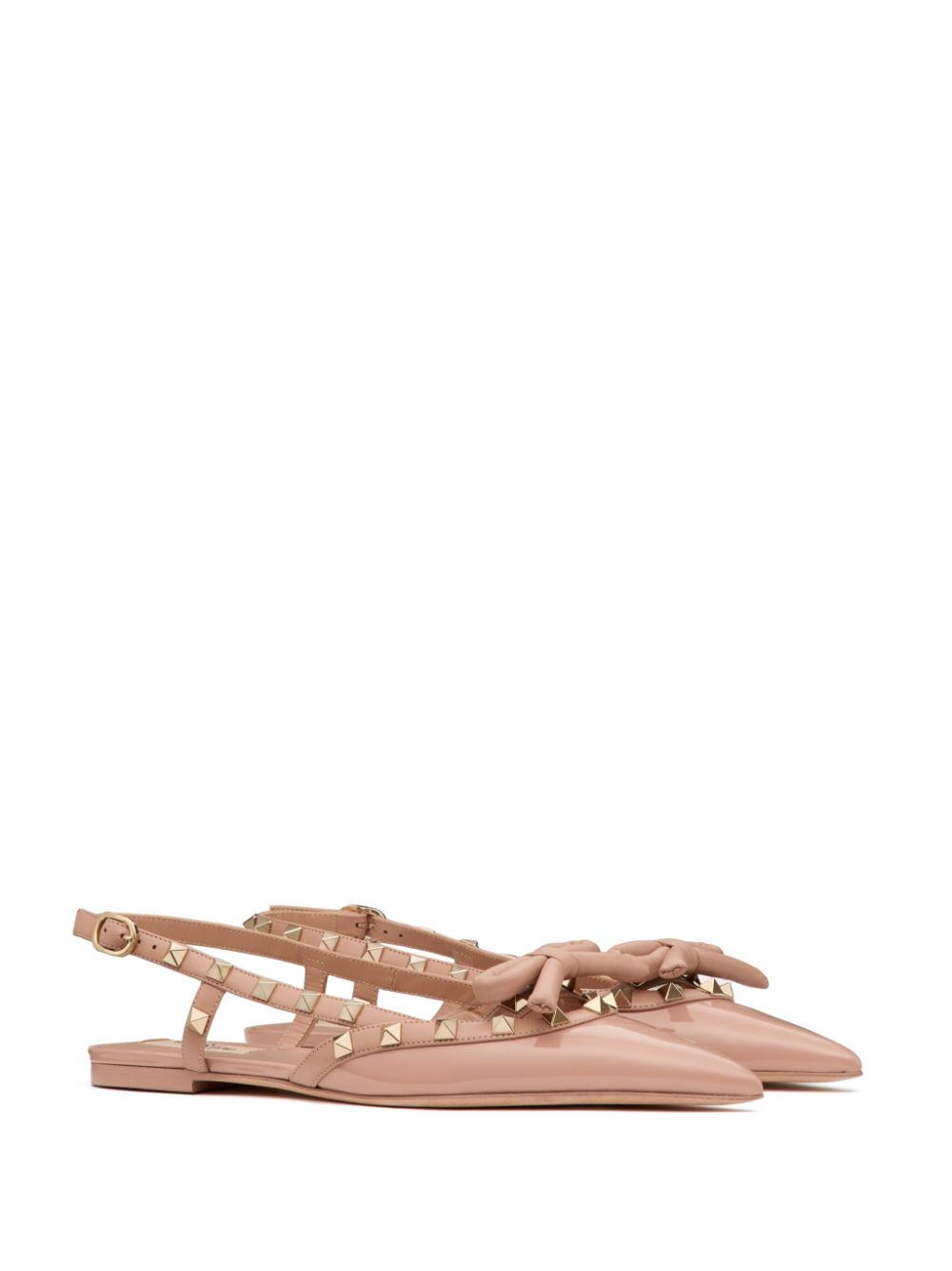 Valentino Garavani Flat Shoes Powder Calf Leather