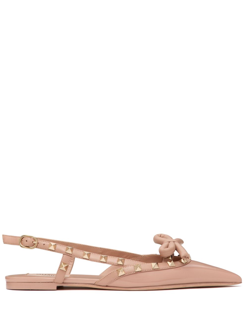 Valentino Garavani Flat Shoes Powder Calf Leather