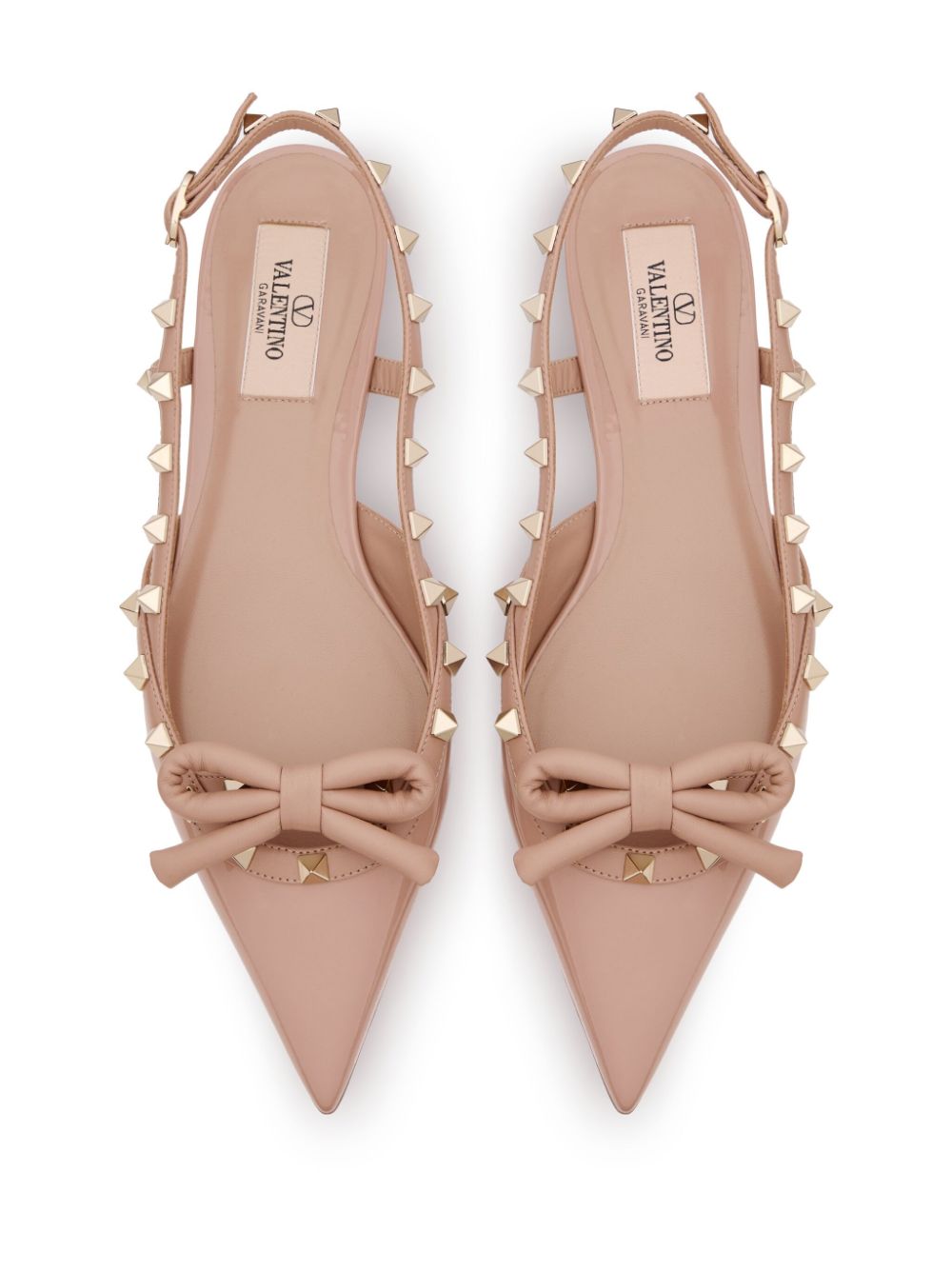 Valentino Garavani Flat Shoes Powder Calf Leather