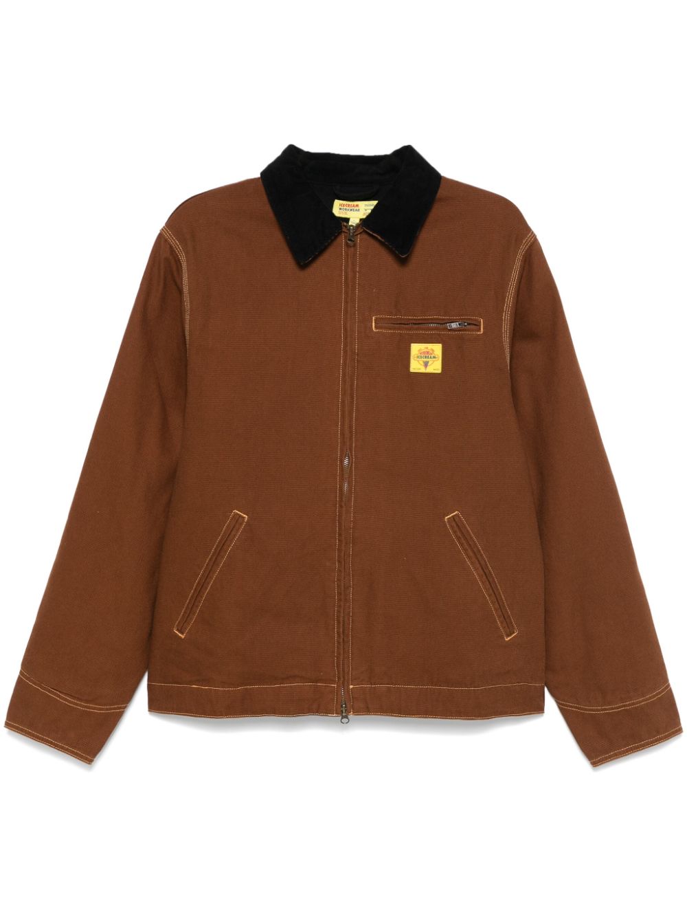 ICECREAM Jackets Brown Cotton