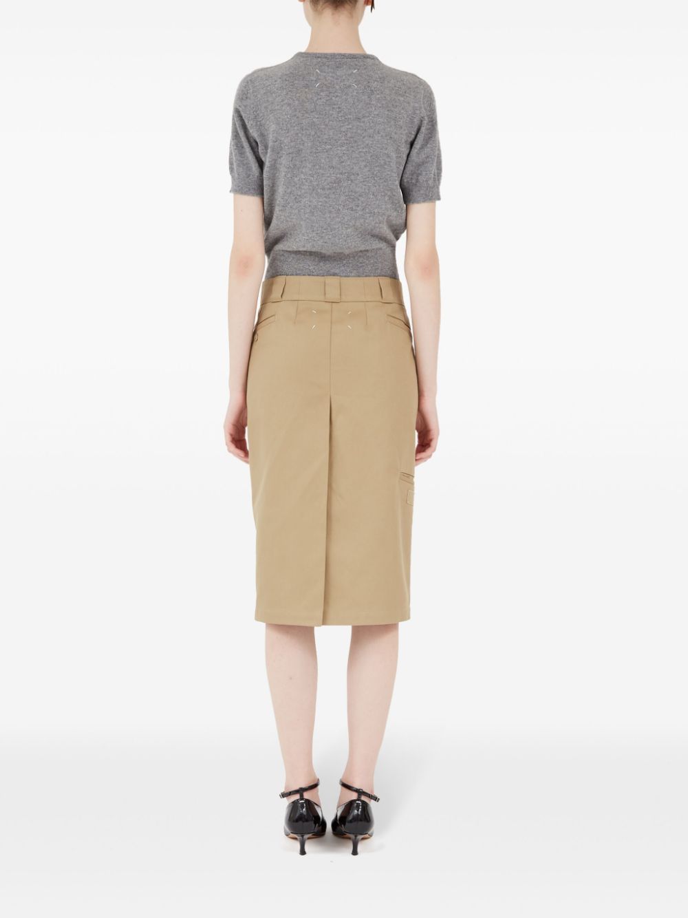 Maison Margiela Skirts Camel Polyester Cotton