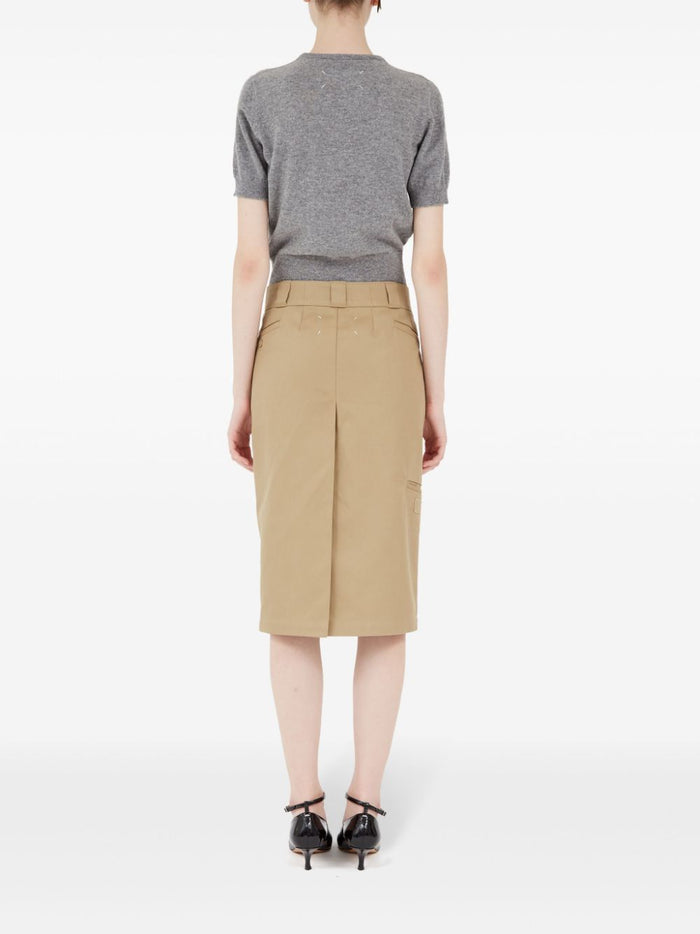 Maison Margiela Skirts Camel Polyester Cotton