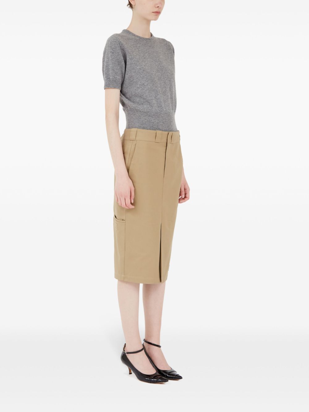 Maison Margiela Skirts Camel Polyester Cotton