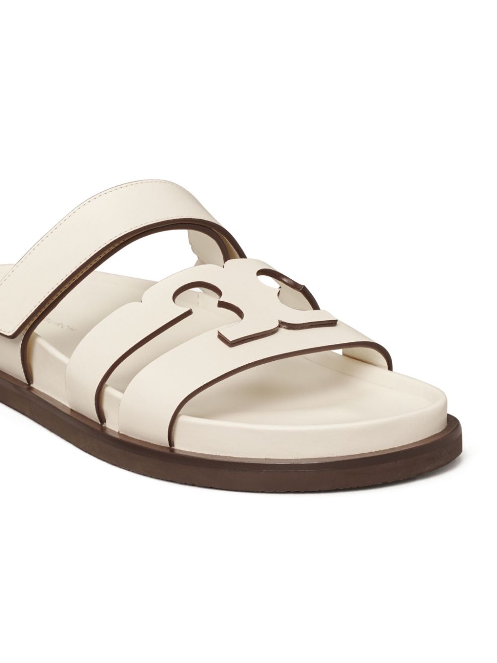 Tory Burch Sandals White Calf Leather