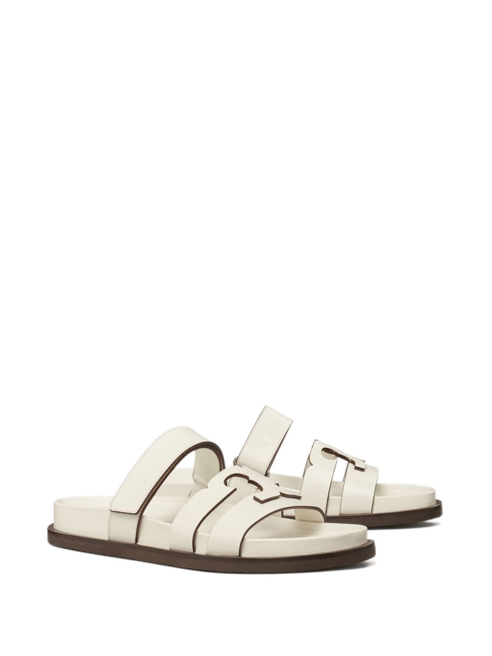 Tory Burch Sandals White Calf Leather