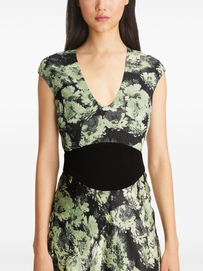 Tory Burch Dresses Green Viscose