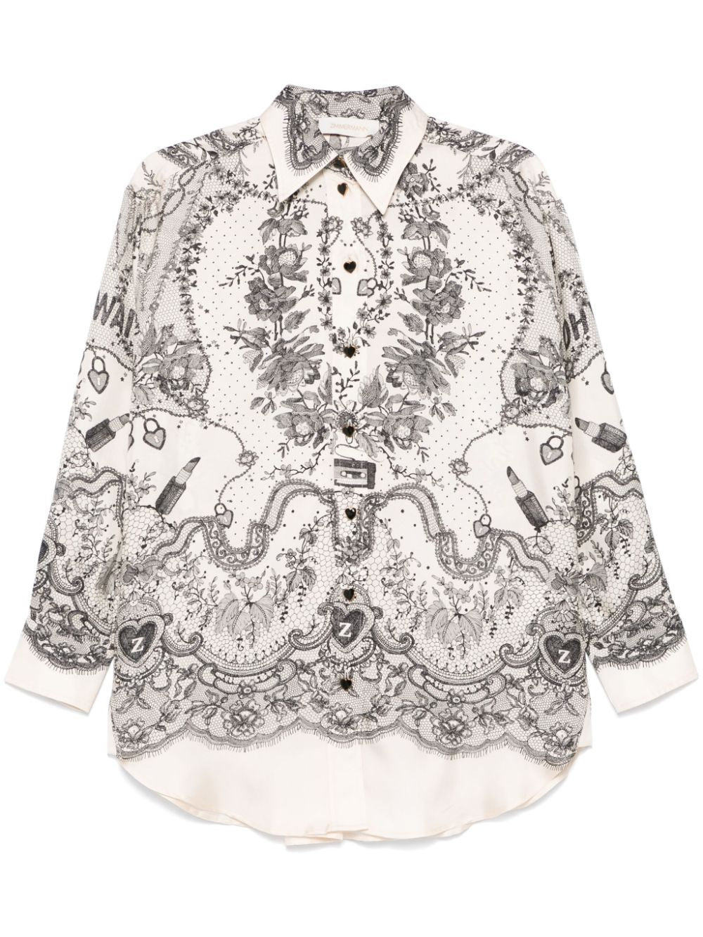 Zimmermann Shirts White Silk