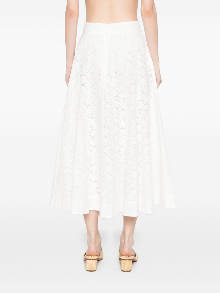 Zimmermann Skirts White Linen