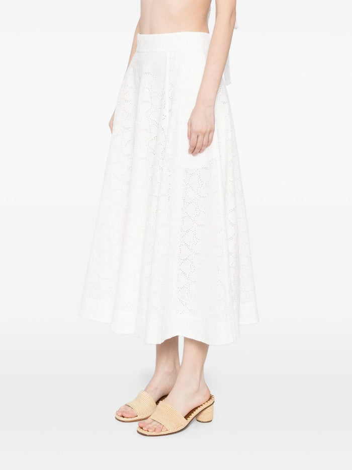 Zimmermann Skirts White Linen