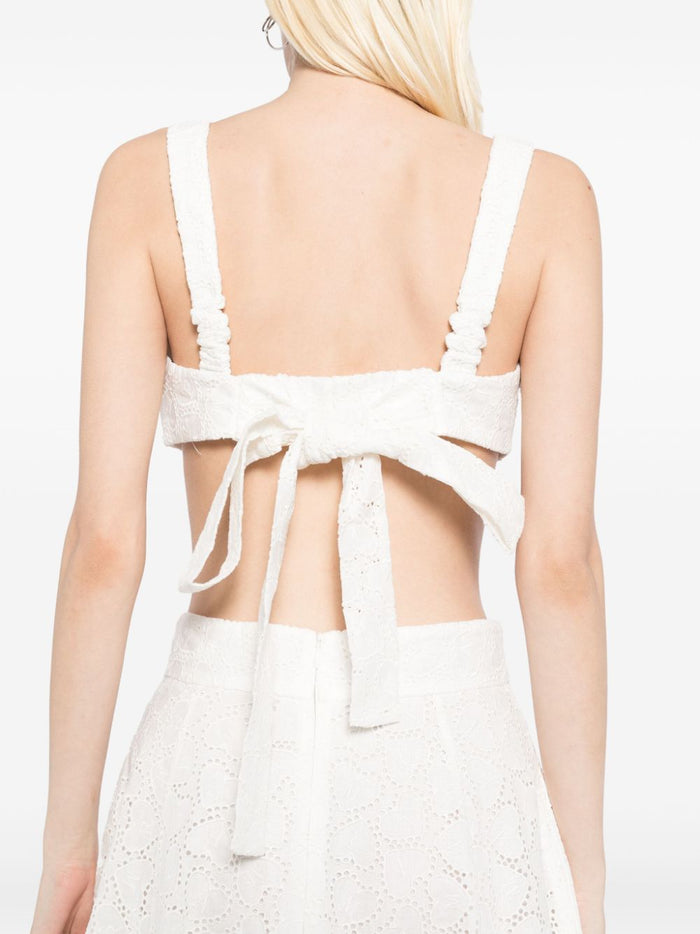 Zimmermann Top White Linen
