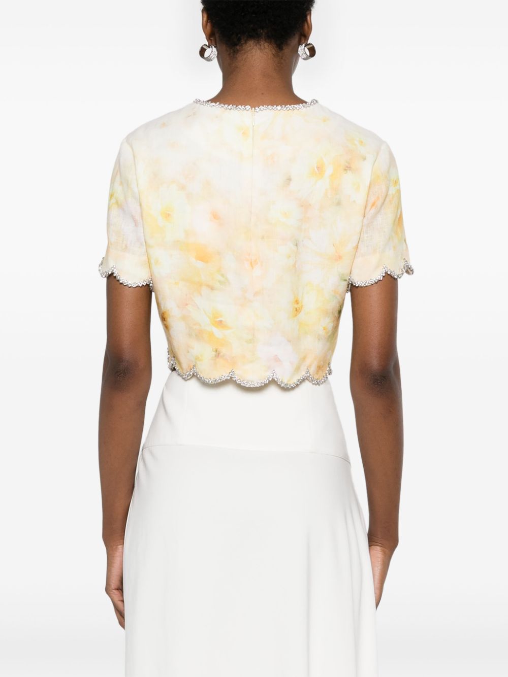 Zimmermann Top Yellow Linen