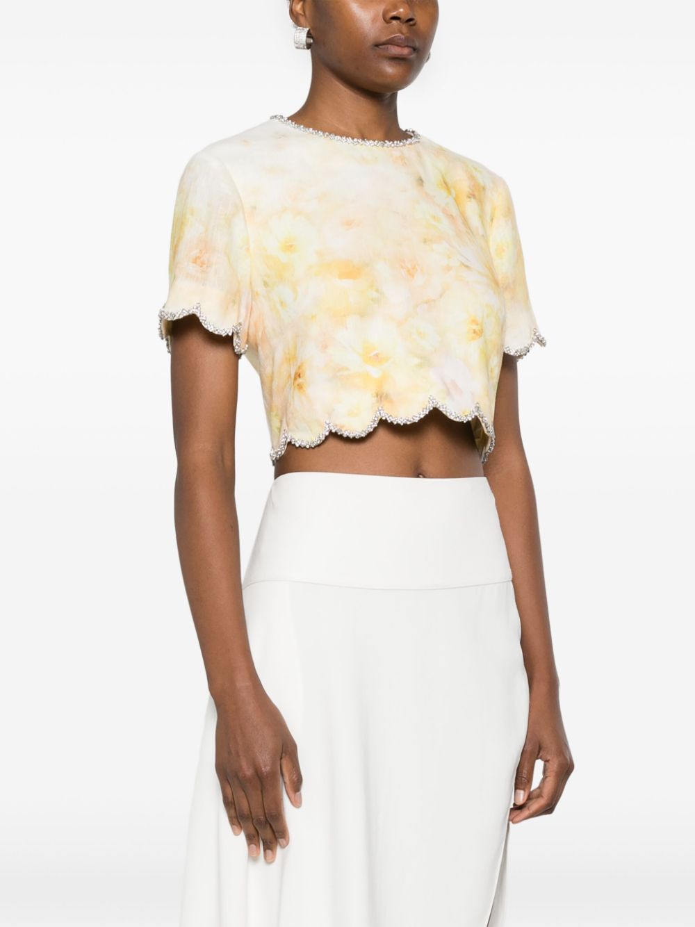 Zimmermann Top Yellow Linen