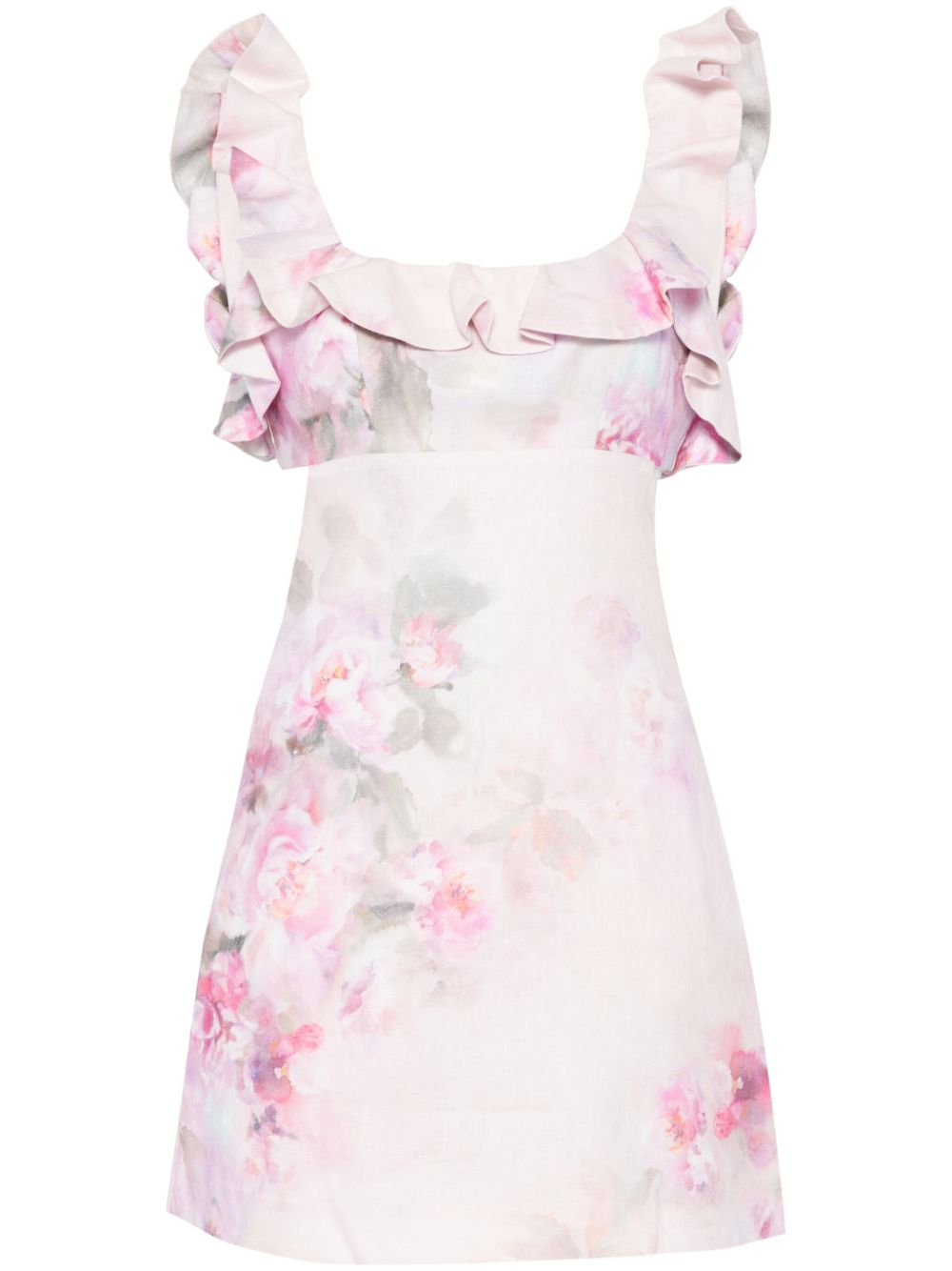 Zimmermann Dresses Pink Linen