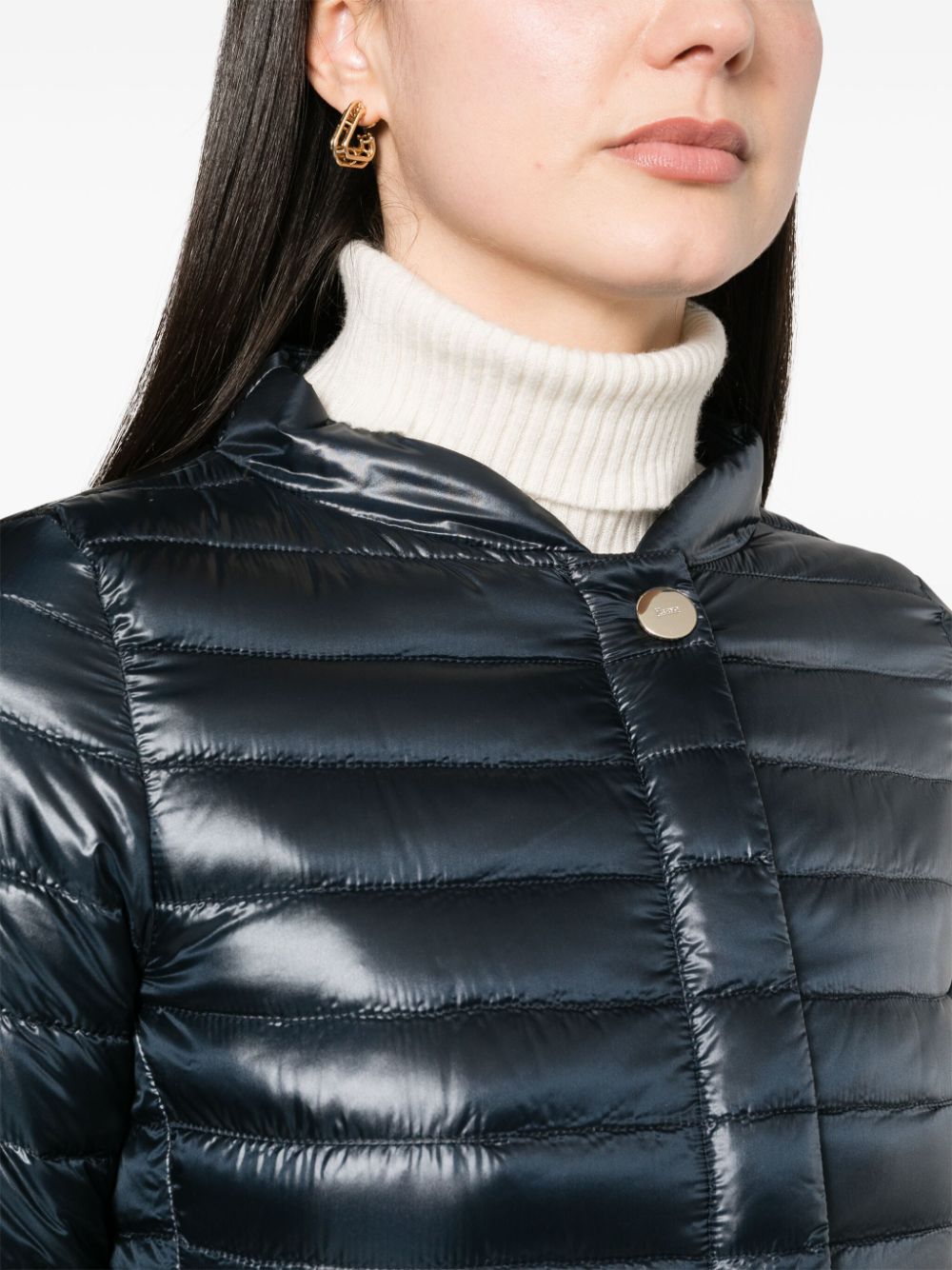 Herno Coats Blue Polyamide