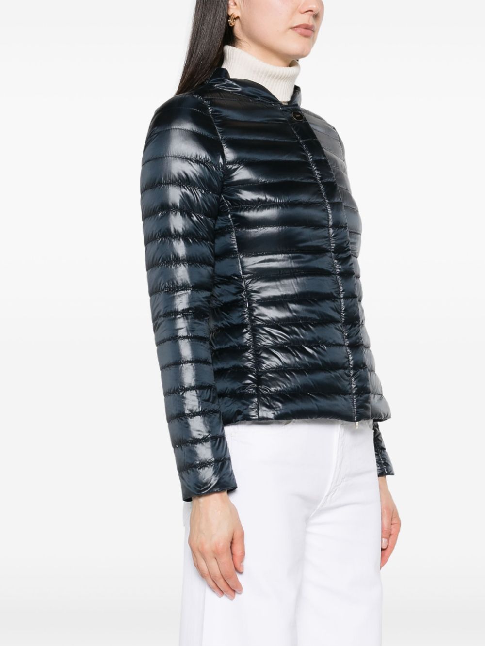 Herno Coats Blue Polyamide