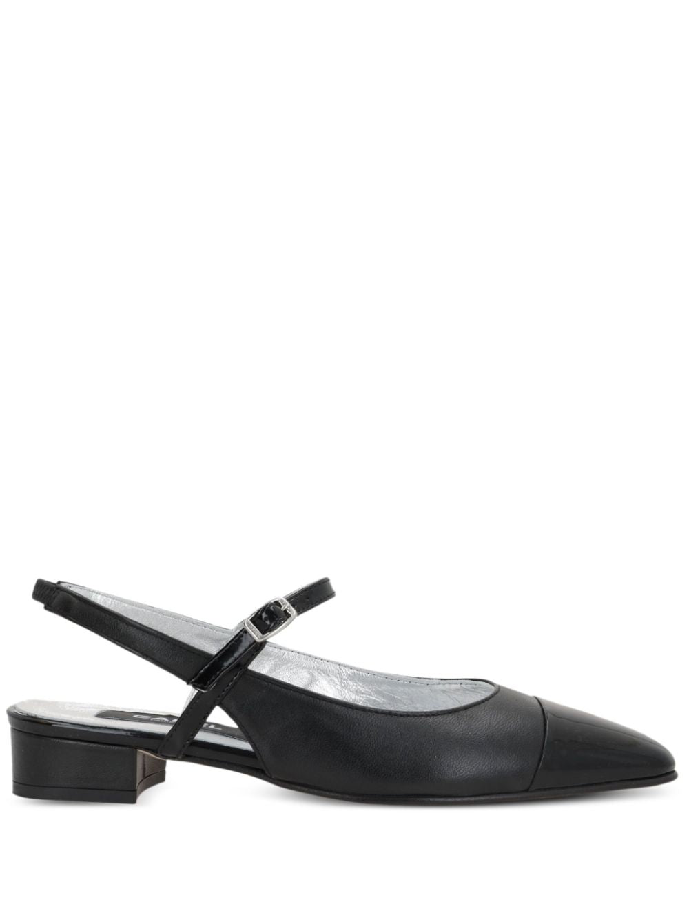 Carel Paris Flat Shoes Black Calf Leather