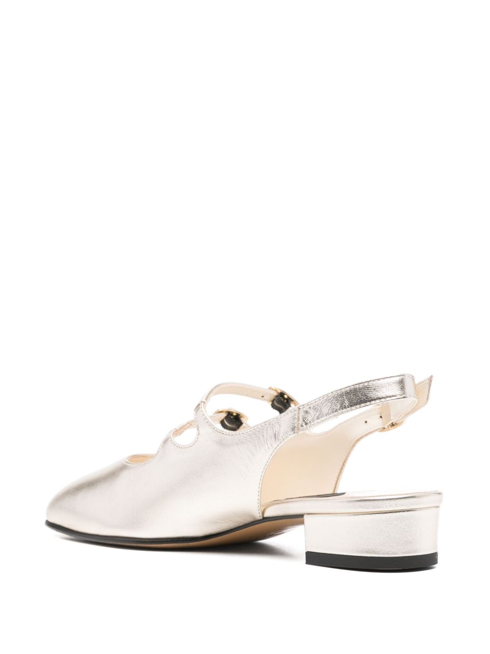Carel Paris Flat Shoes Grey Calf Leather