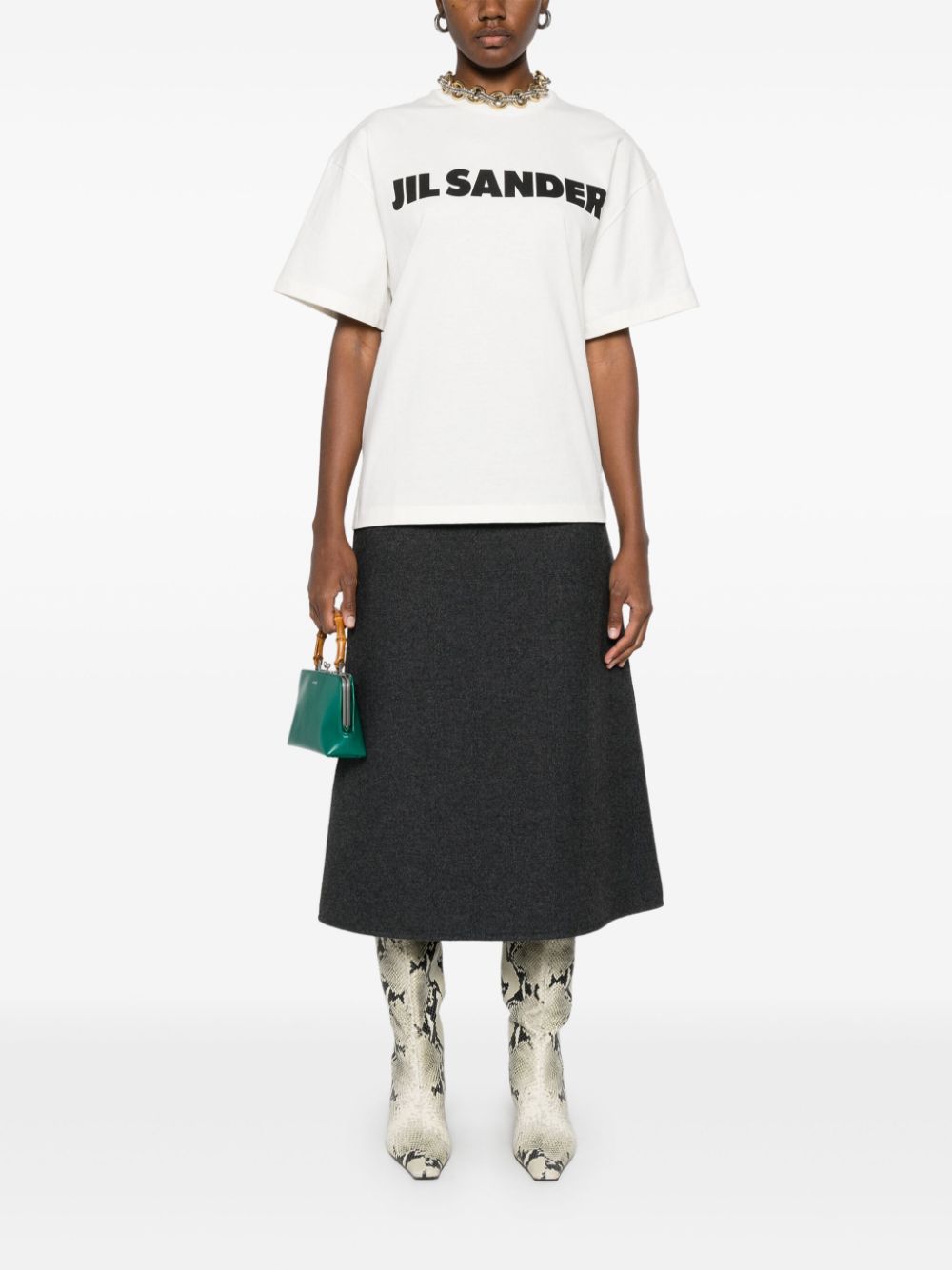 Jil Sander T-Shirts And Polos White Cotton