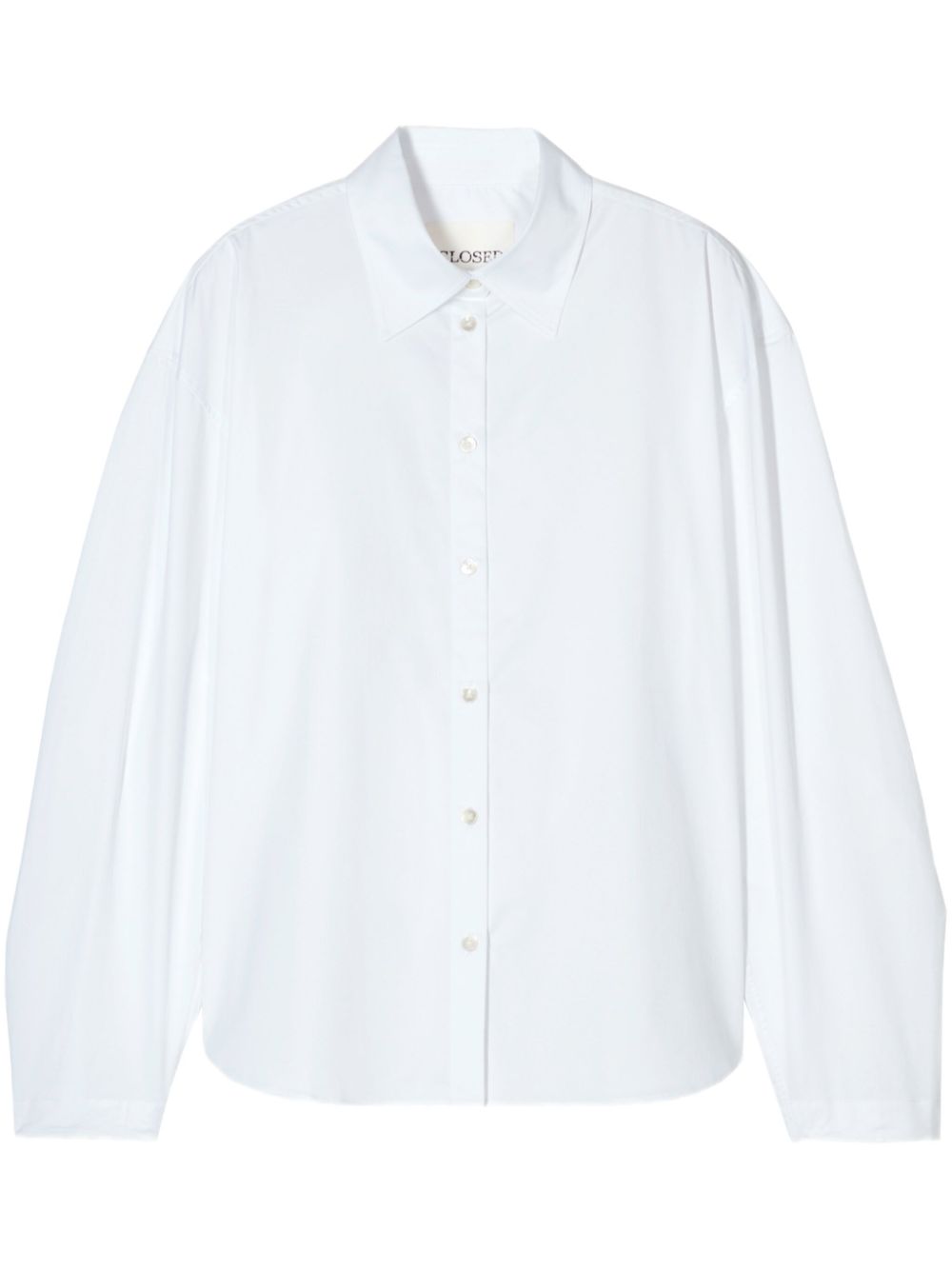 Closed Shirts White Cotton Elastane