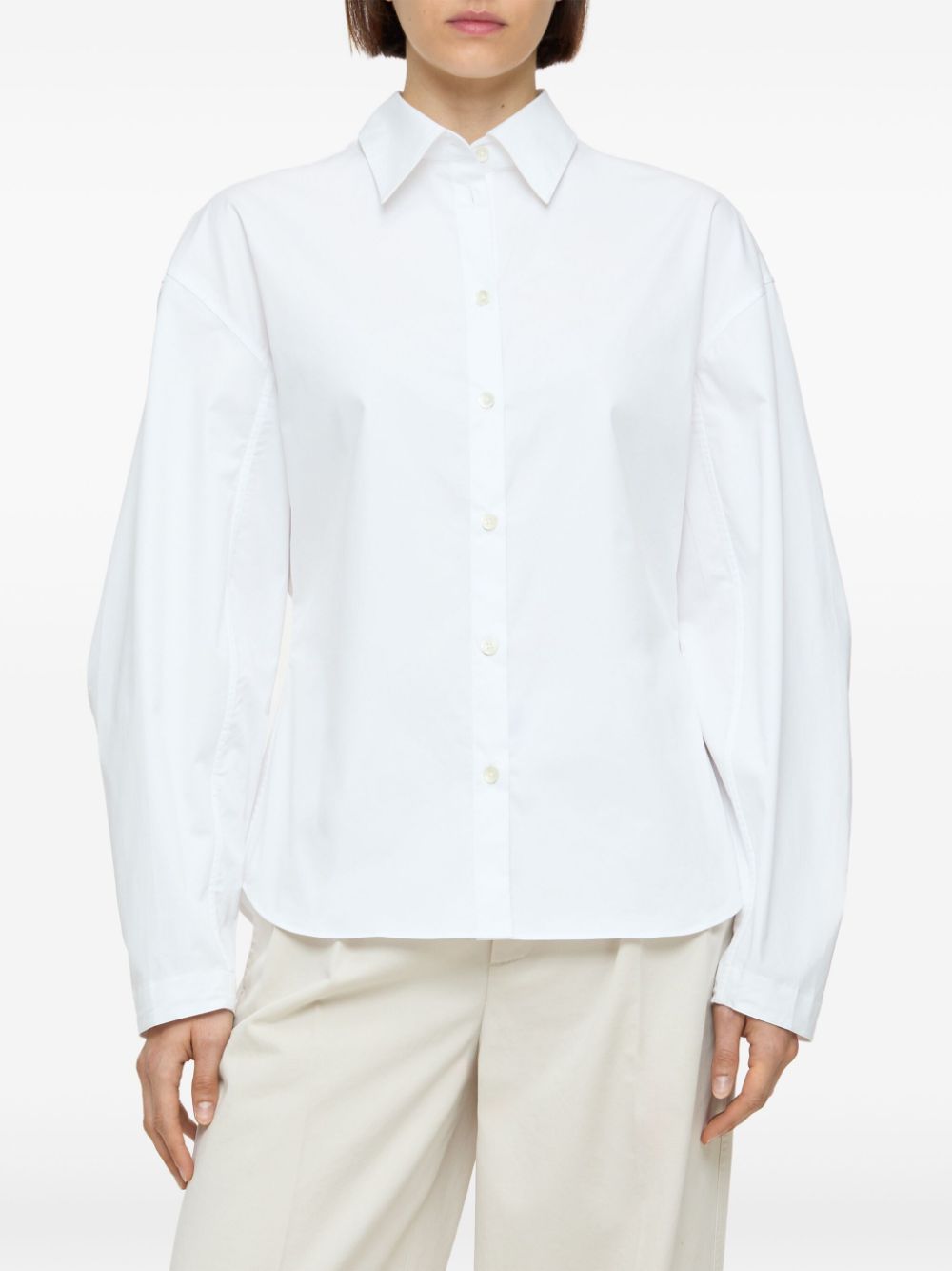 Closed Shirts White Cotton Elastane
