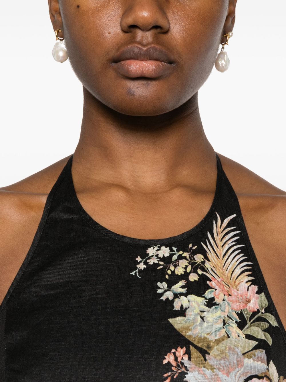 Zimmermann Dresses Black Linen/flax
