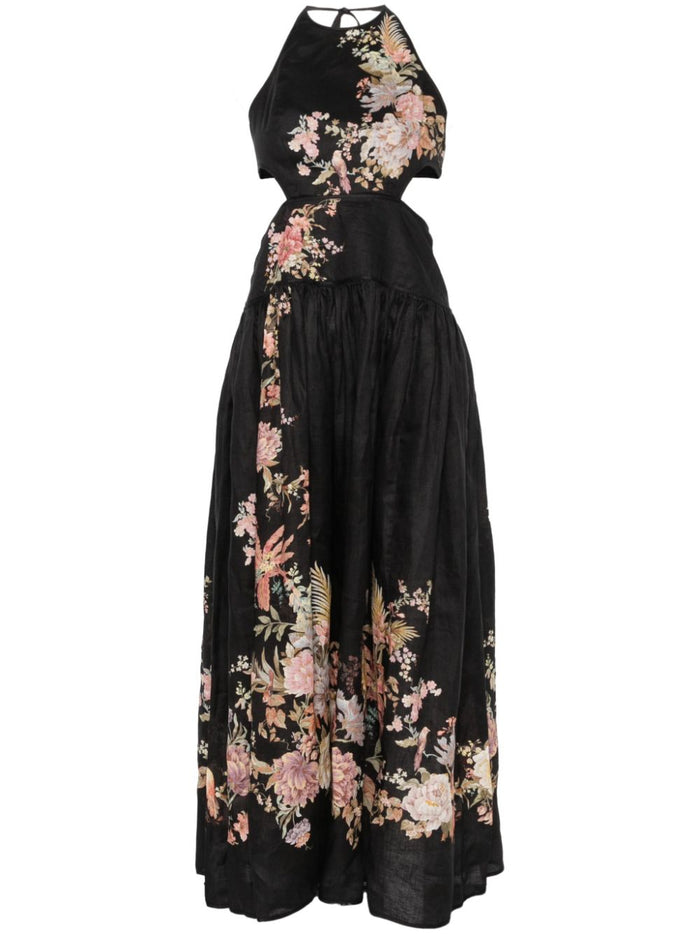 Zimmermann Dresses Black Linen/flax