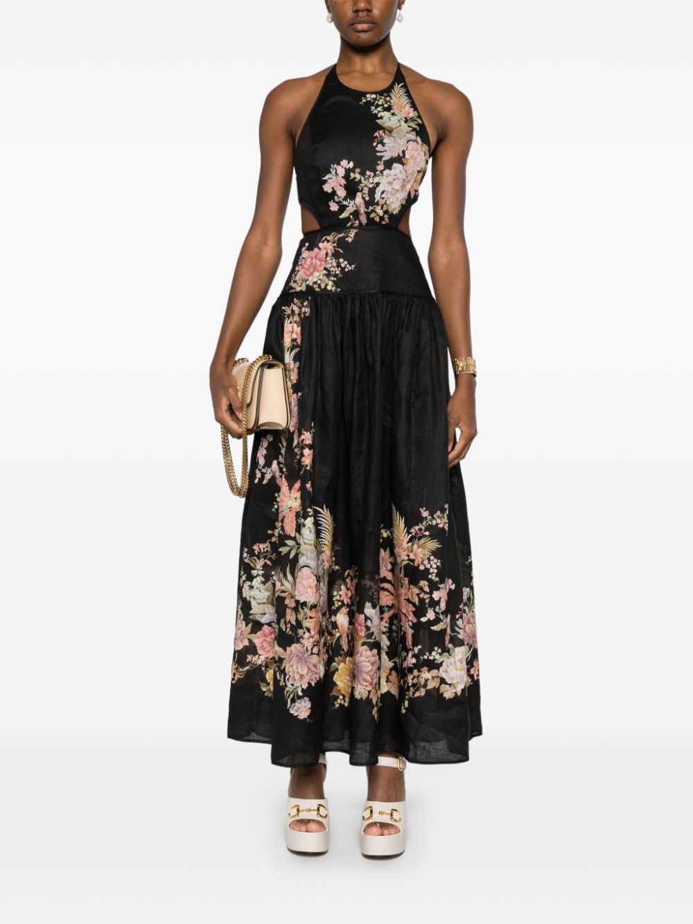 Zimmermann Dresses Black Linen/flax