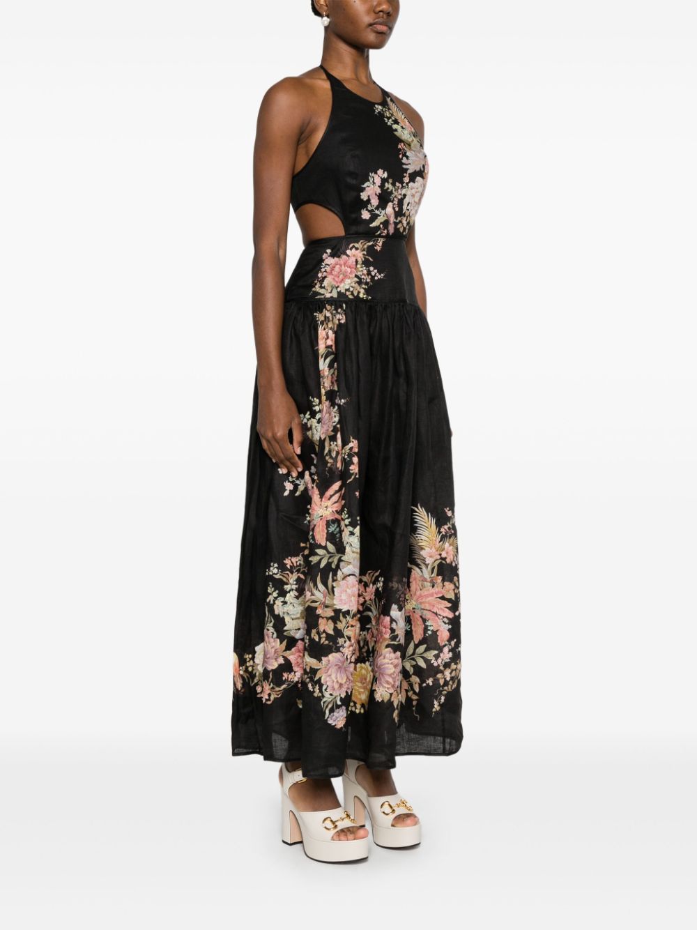 Zimmermann Dresses Black Linen/flax