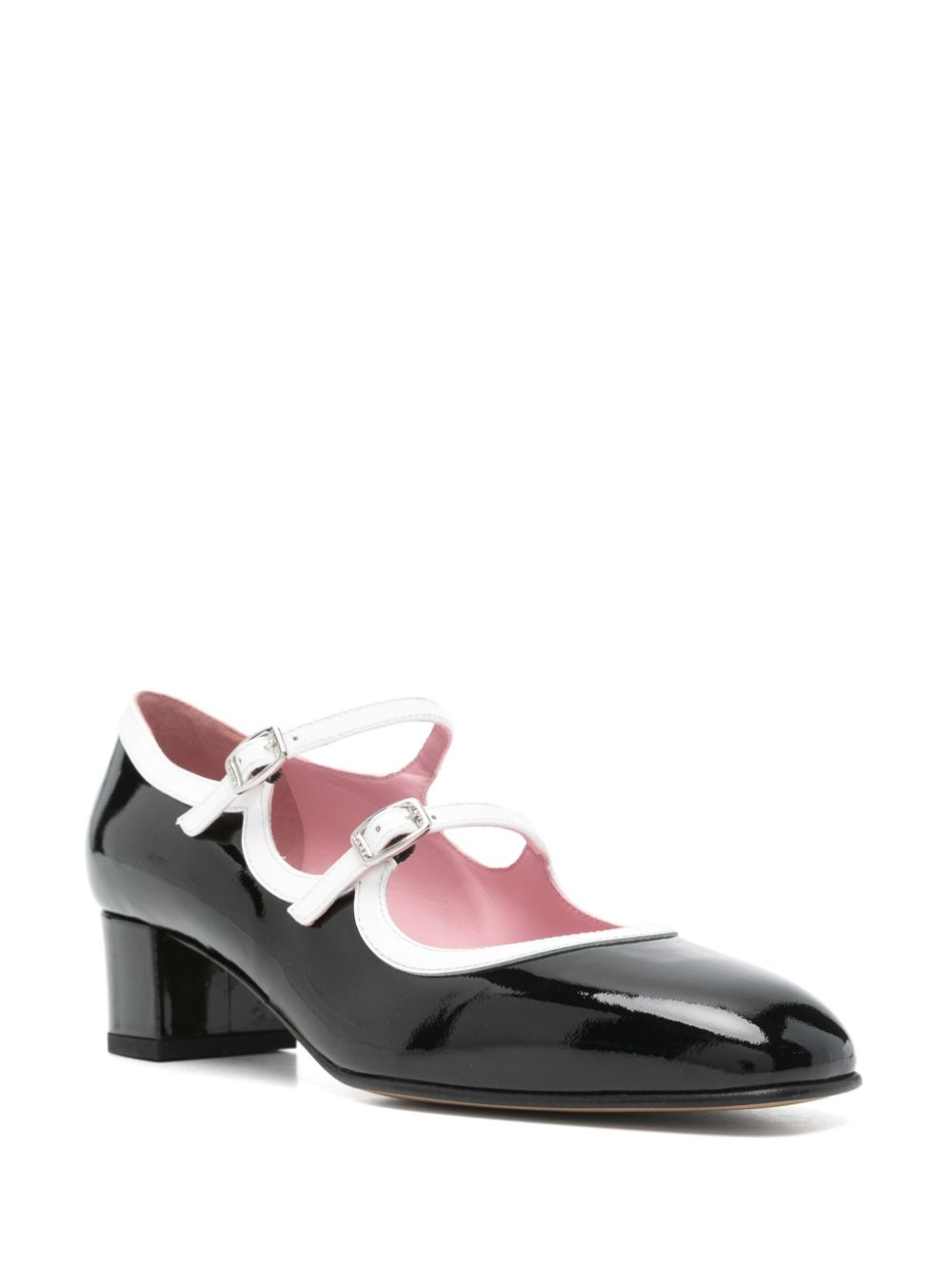 Carel Paris Flat Shoes Black Calf Leather