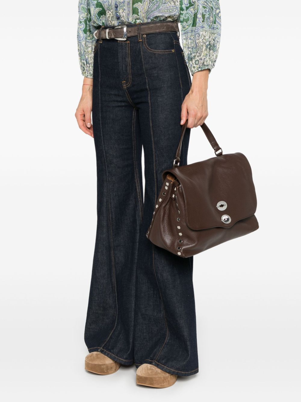 Zanellato Bags Marrone Scuro Calf Leather