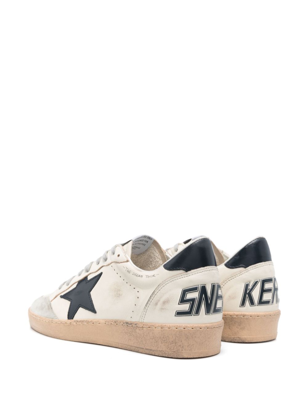 Golden Goose Sneakers Blue Calf Leather