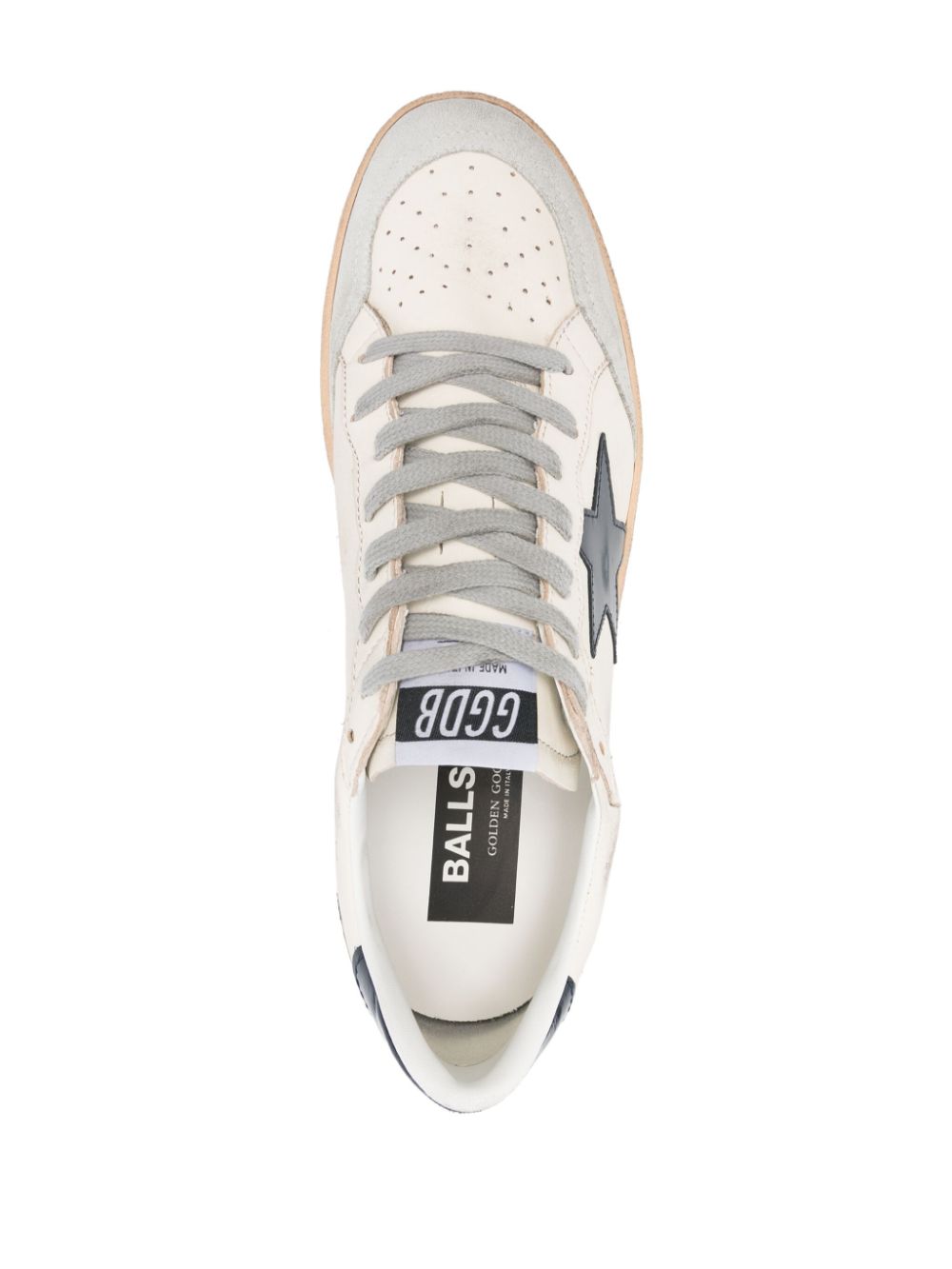 Golden Goose Sneakers Blue Calf Leather