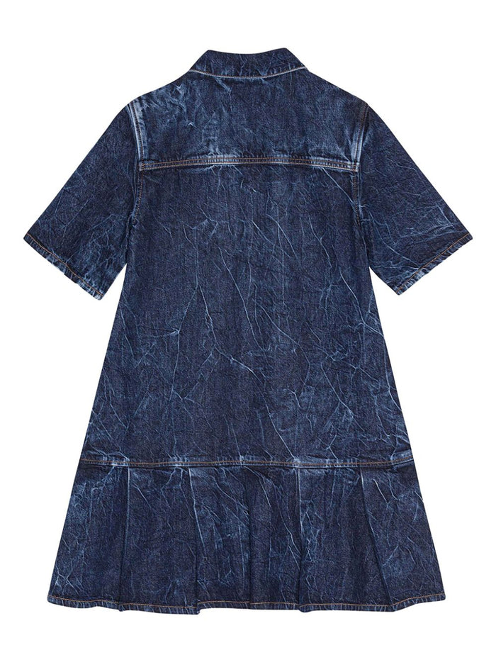 Ganni Dresses Blue Cotton Viscose
