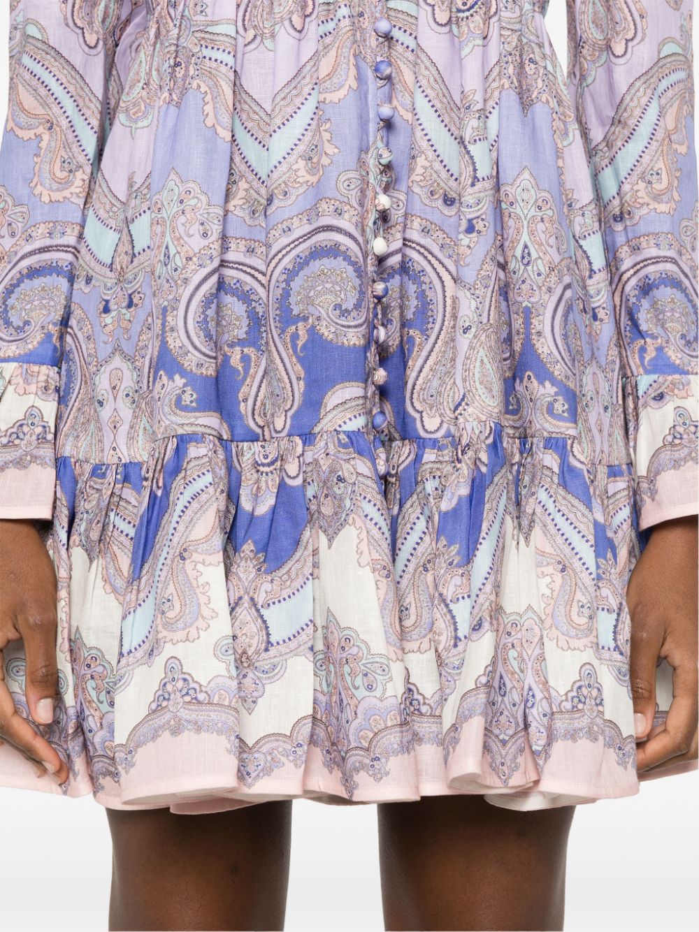 Zimmermann Dresses Purple Linen