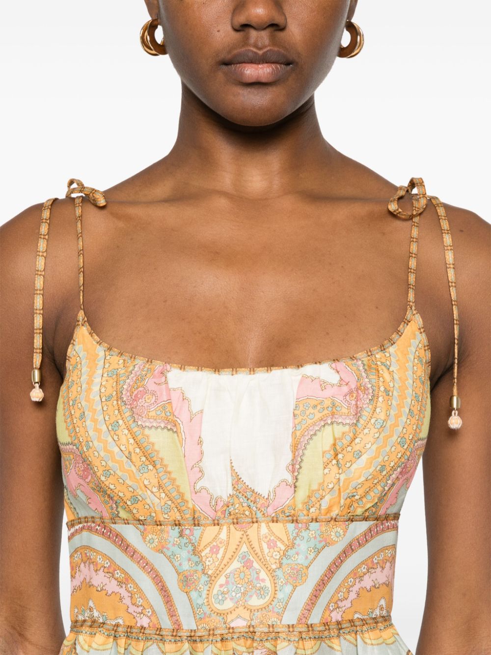 Zimmermann Dresses Golden Linen