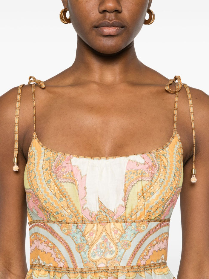 Zimmermann Dresses Golden Linen