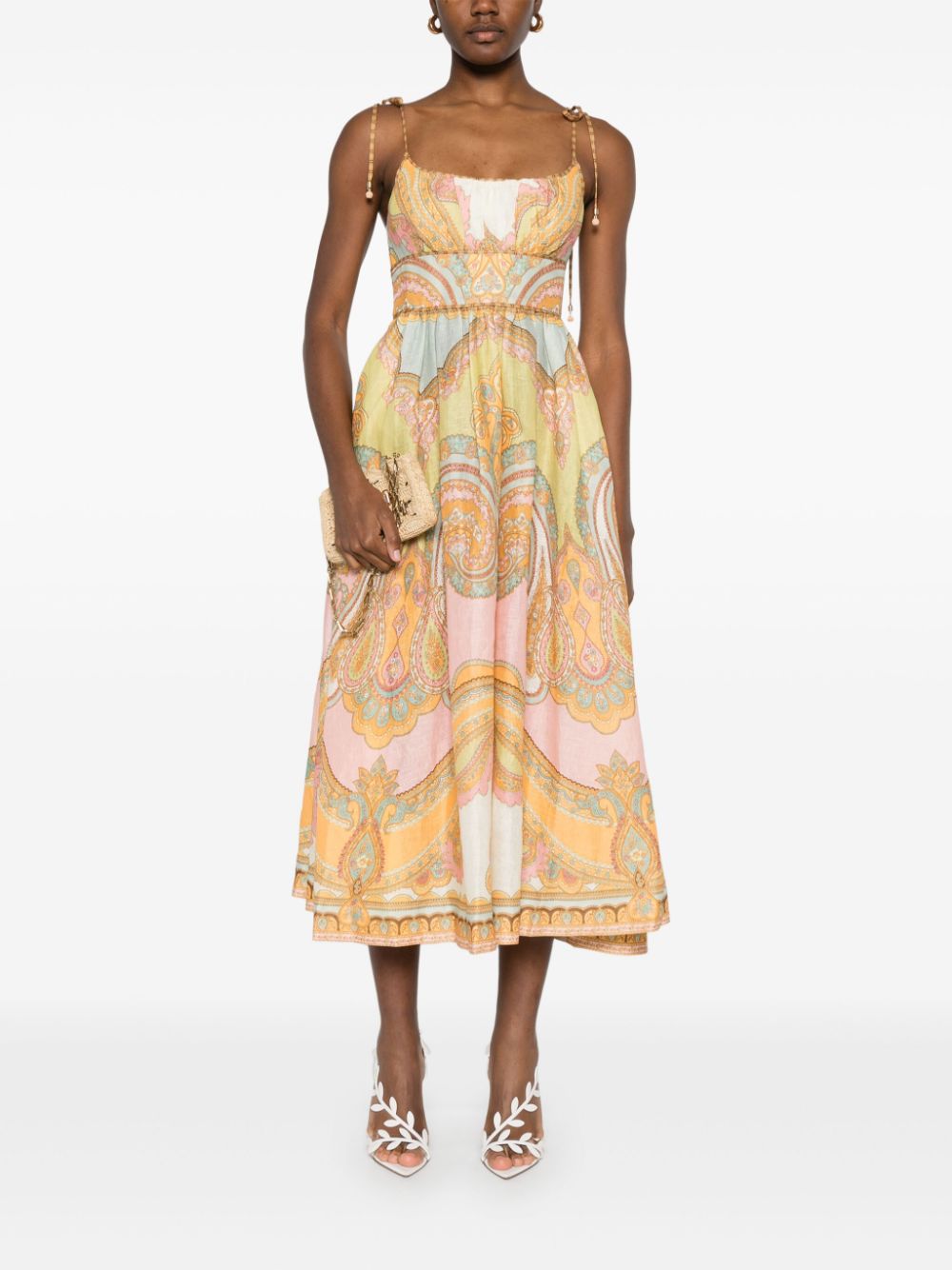 Zimmermann Dresses Golden Linen