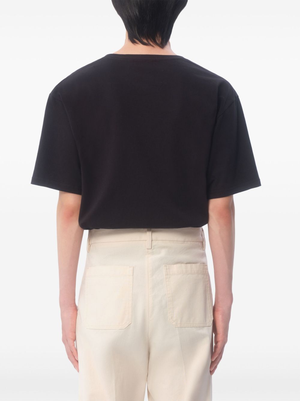 Valentino T-Shirts And Polos Black Cotton