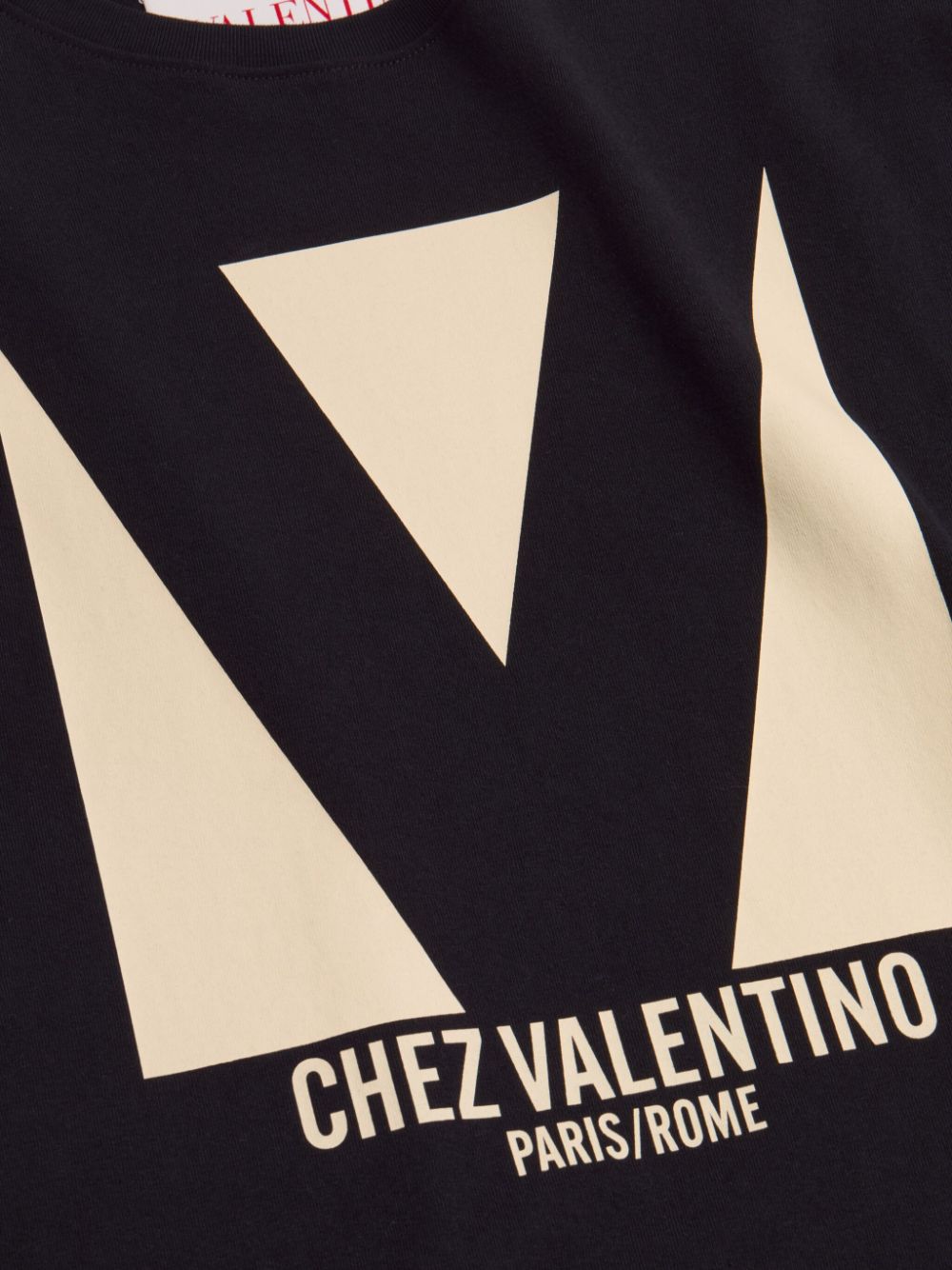 Valentino T-Shirts And Polos Black Cotton