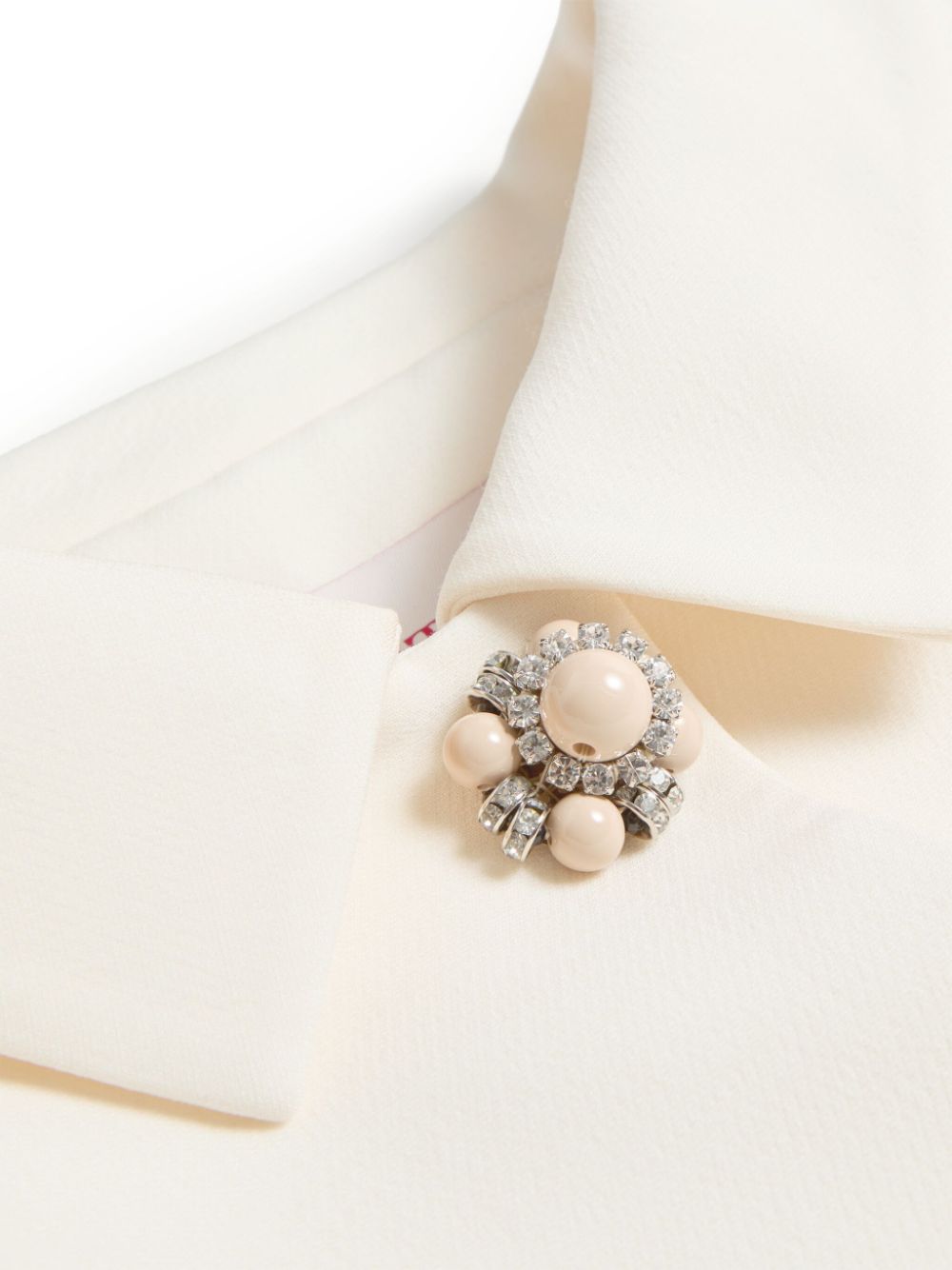Valentino Jackets Ivory Virgin Wool Silk