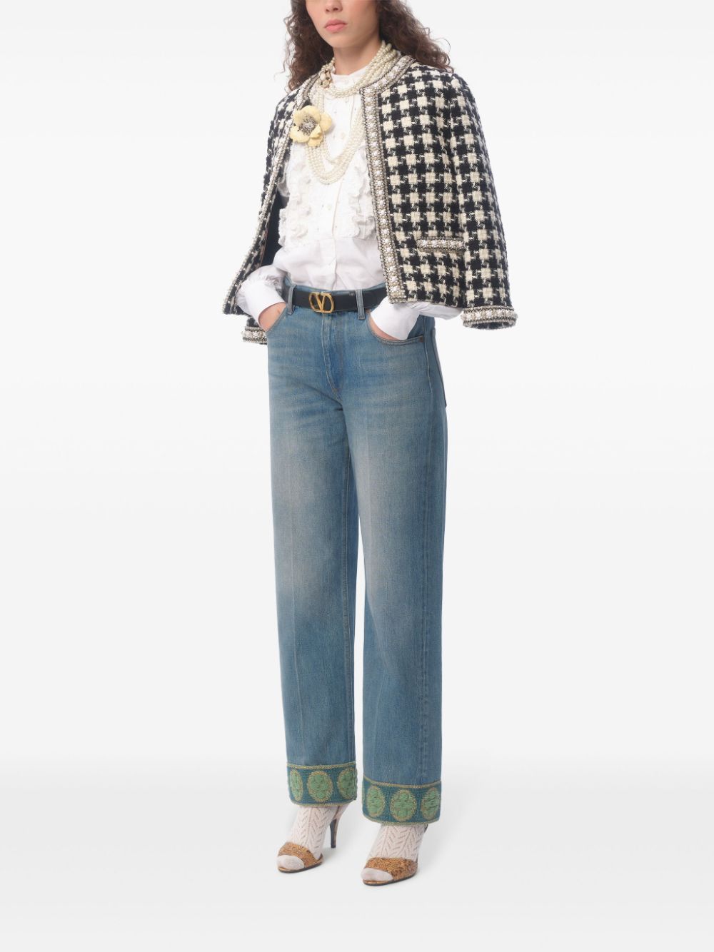 Valentino Jeans Blue Lining: Polyester