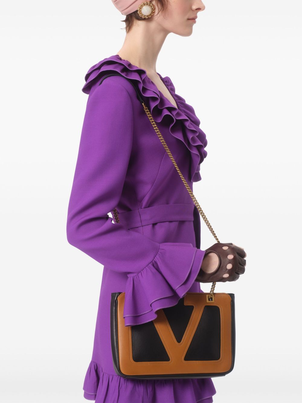 Valentino Dresses Purple Lining: Viscose