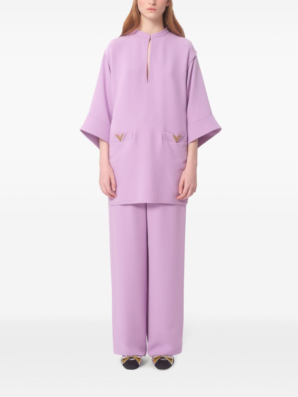 Valentino Dresses Lilac Lining: Silk Outer