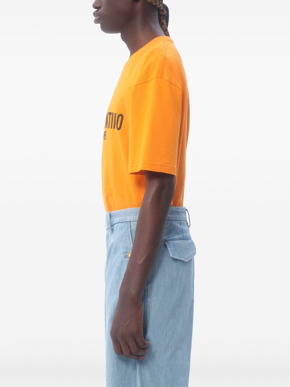 Valentino T-Shirts And Polos Orange Cotton