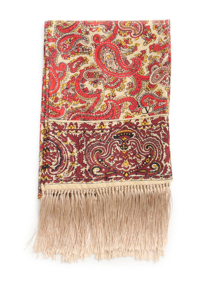 Valentino Garavani Scarfs Yellow Fabric