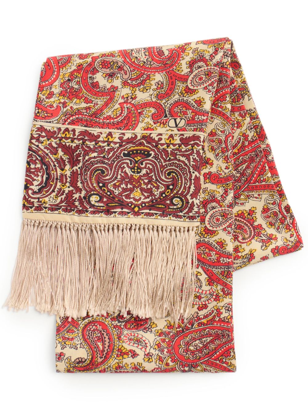 Valentino Garavani Scarfs Yellow Fabric