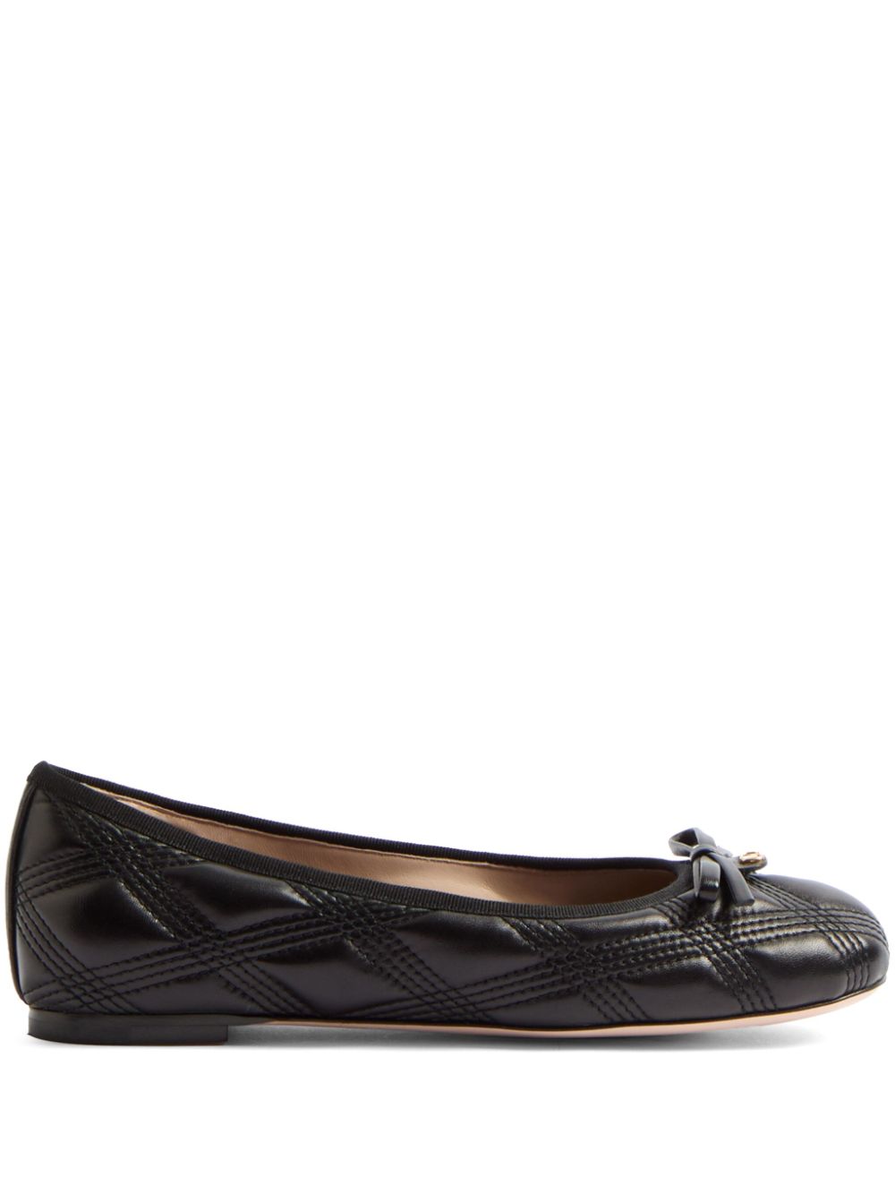Valentino Garavani Flat Shoes Black Calf Lether