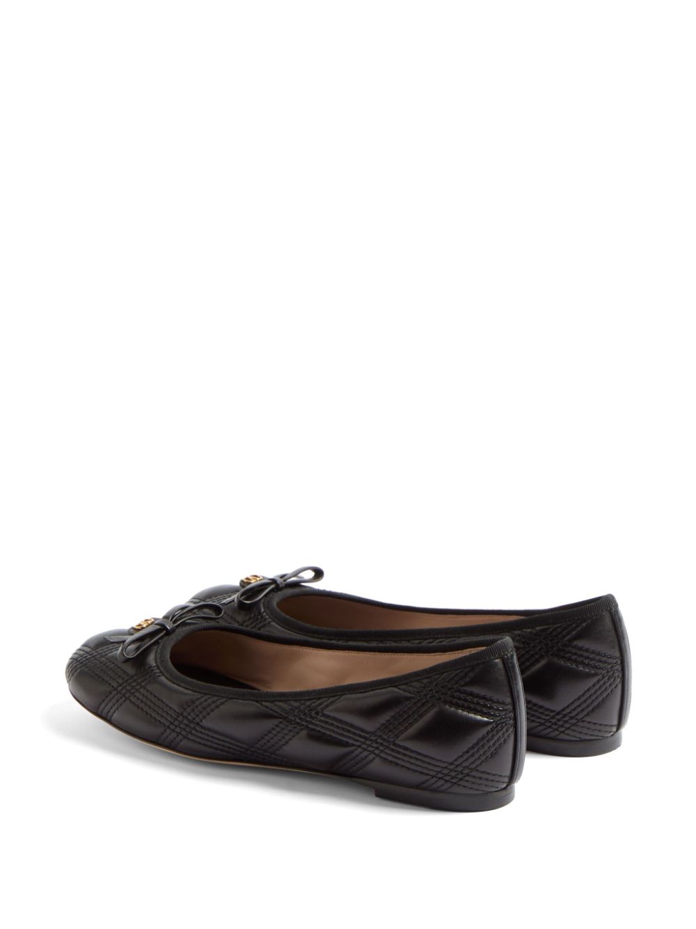 Valentino Garavani Flat Shoes Black Calf Lether