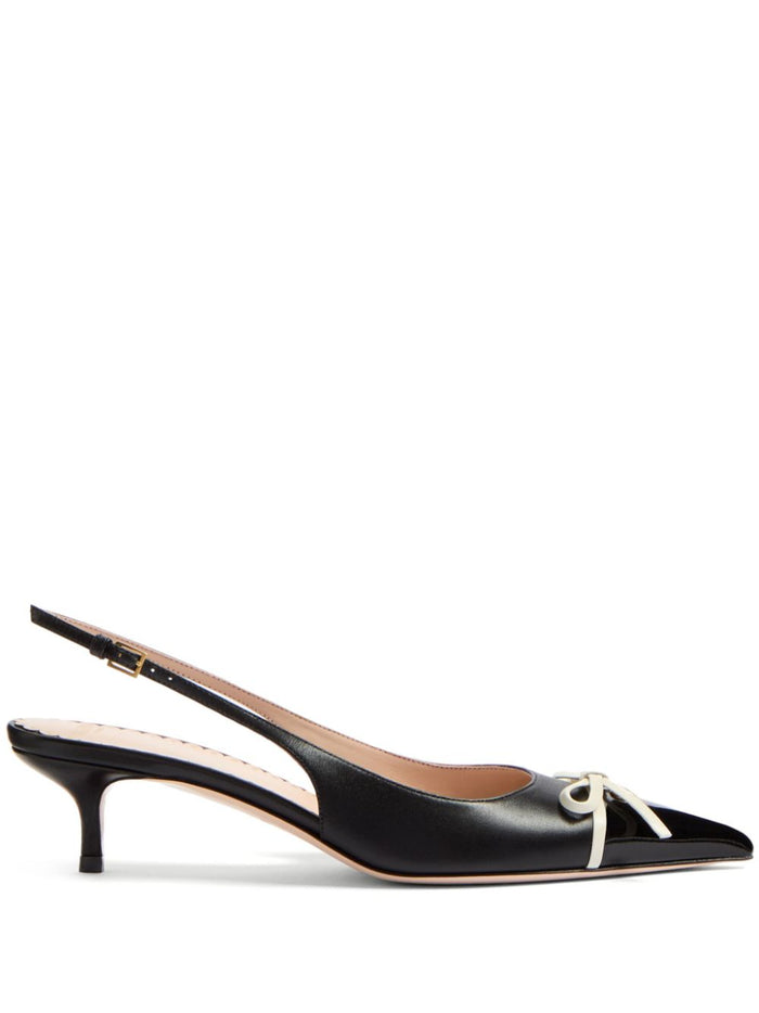 Valentino Garavani With Heel Black Calf Lether