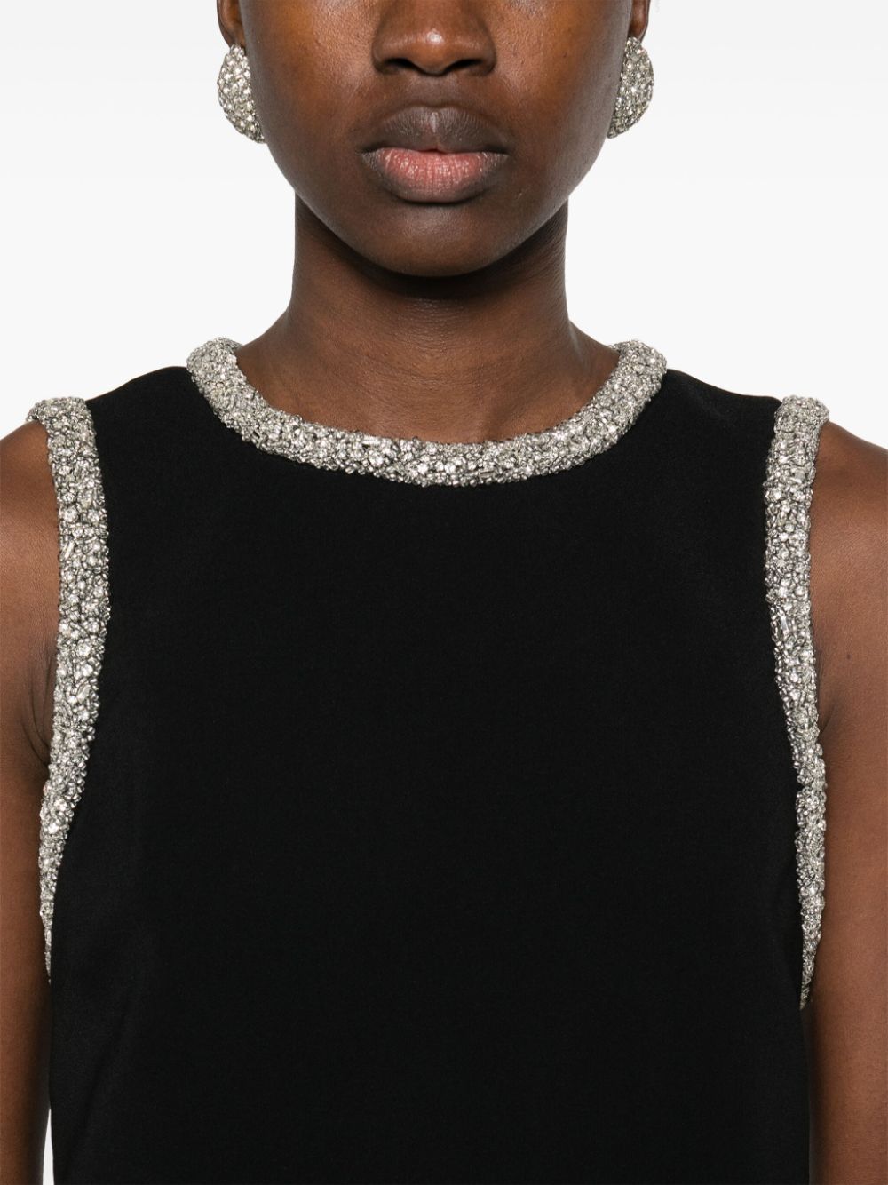 Alice + Olivia Top Black Lining: Recycled Polyester